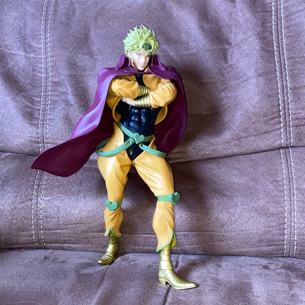 Vibrant Anime Figure with Cape- Dio Brando from Jojo’s Bizarre Adventure